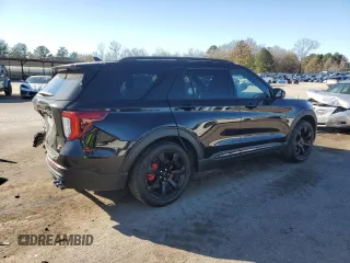 2024 Ford Explorer ST with VIN 1FM5K8GC9RGA19712, listed as a Copart auction lot 86124774 with 50,544 mi miles and Salvage Title. Bid and sale history available at carsss.com. Image 3.