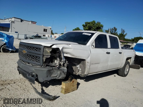 2014 Chevrolet Silverado 1500 Work Truck with VIN 3GCUKPEC2EG247868, listed as a Copart auction lot 45210595 with 136,836 mi miles and Salvage Title. Bid and sale history available at carsss.com. Image 1.