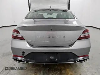 2025 Genesis G70 2.5T z VIN KMTG34SC2SU151097, wystawiony jako Copart lot #60698895 z przebiegiem 10 345 mil mil oraz Czysty tytuł • Clean title. Historia ofert i sprzedaży dostępna na DreamBid. Obrazek 6.