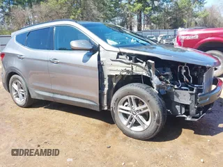 2018 Hyundai Santa Fe Sport 2.4L with VIN 5XYZU3LB5JG571084, listed as a IAAI auction lot 41764986 with 64,148 mi miles. Bid and sale history available at carsss.com. Image 1.