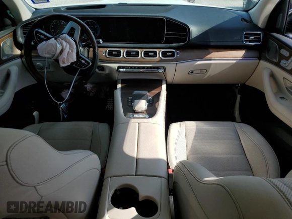 2021 Mercedes-Benz GLS 580 with VIN 4JGFF8GE0MA430227, listed as a Copart auction lot 63178364 with 44,051 mi miles and Salvage Title. Bid and sale history available at DreamBid. Image 8.
