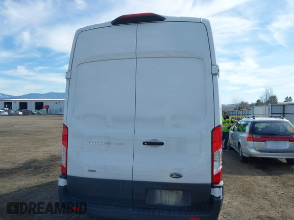 2023 Ford Transit Cargo with VIN 1FTBR2X87PKA70597, listed as a IAAI auction lot 41896133 with 37,982 mi miles and . Bid and sale history available at DreamBid. Image 16.