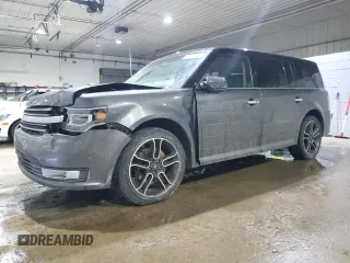 2015 Ford Flex Limited w/EcoBoost with VIN 2FMHK6DT8FBA20486, listed as a Copart auction lot 43768725 with 203,916 mi miles and Clean Title. Bid and sale history available at carsss.com. Image 1.