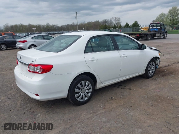 2013 Toyota Corolla L with VIN 2T1BU4EE7DC046672, listed as a IAAI auction lot 42142984 with 144,762 mi miles. Bid and sale history available at carsss.com. Image 4.