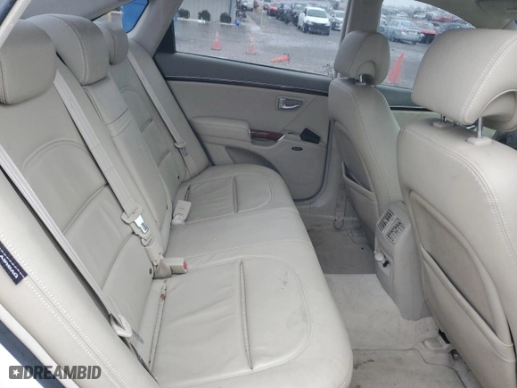 2007 Hyundai Azera SE with VIN KMHFC46F47A171001, listed as a Copart auction lot 43953835 with 217,443 mi miles and Salvage Title. Bid and sale history available at carsss.com. Image 10.