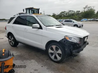 2017 Mercedes-Benz GLE 350 with VIN 4JGDA5JB2HA944055, listed as a Copart auction lot 58265225 with 67,771 mi miles and Salvage title. Bid and sale history available at DreamBid. Image 4.