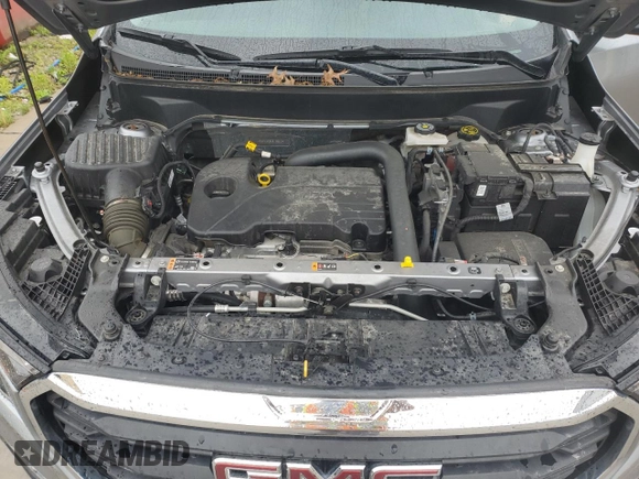 2024 GMC Terrain SLE with VIN 3GKALMEGXRL156124, listed as a Copart auction lot 60152115 with 38,215 mi miles and Salvage title. Bid and sale history available at DreamBid. Image 12.
