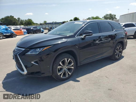 2018 Lexus RX 350L Premium with VIN JTJGZKCA4J2003555, listed as a Copart auction lot 55888515 with 61,391 mi miles and Salvage title. Bid and sale history available at DreamBid. Image 1.