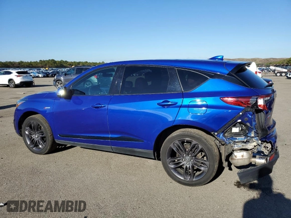 2021 Acura RDX w/A-Spec Package with VIN 5J8TC2H63ML022265, listed as a Copart auction lot 79634683 with 58,721 mi miles. Bid and sale history available at carsss.com. Image 2.