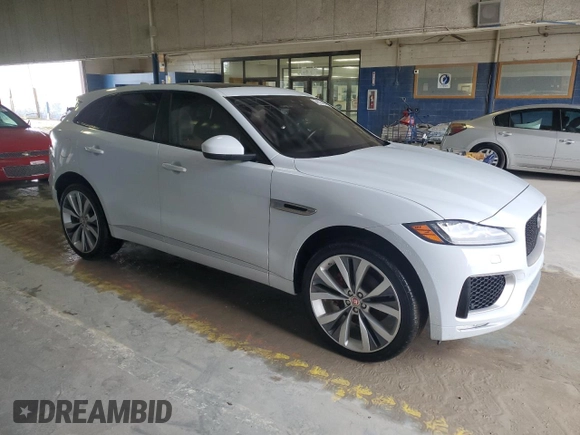 2019 Jaguar F-Pace S with VIN SADCM2FV9KA365990, listed as a Copart auction lot 56573435 with 93,024 mi miles and Clean Title. Bid and sale history available at DreamBid. Image 4.