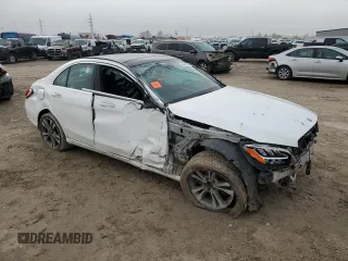 2019 Mercedes-Benz C 300 with VIN 55SWF8EB5KU293835, listed as a Copart auction lot 46510015 with 106,795 mi miles and Salvage Title. Bid and sale history available at carsss.com. Image 4.