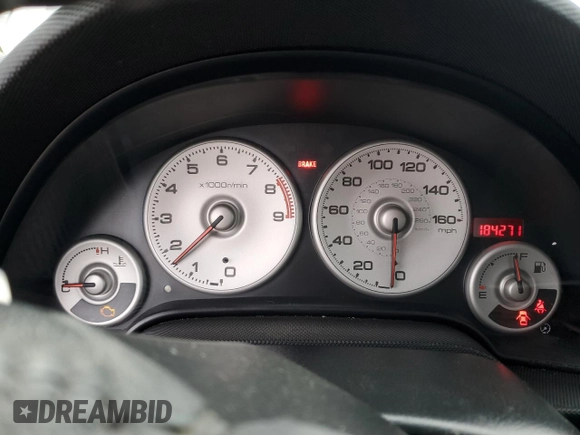 2003 Acura RSX Type S with VIN JH4DC53063S000612, listed as a Copart auction lot 54577475 with 184,271 mi miles and Clean Title. Bid and sale history available at carsss.com. Image 9.