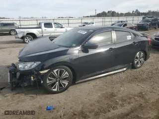 2018 Honda Civic Sedan EX-L with VIN JHMFC1F71JX022737, listed as a Copart auction lot 49925535 with 116,324 mi miles and Salvage Title. Bid and sale history available at carsss.com. Image 1.