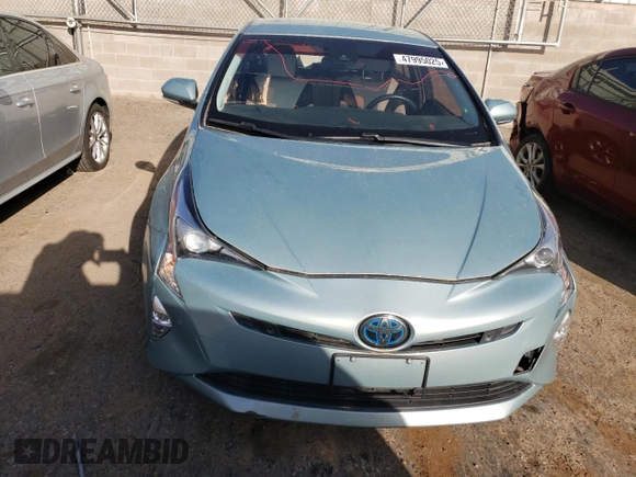 2016 Toyota Prius Four with VIN JTDKARFU8G3520699, listed as a Copart auction lot 47995025 with 51,455 mi miles and Salvage Title. Bid and sale history available at carsss.com. Image 5.