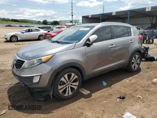 2013 Kia Sportage EX with VIN KNDPCCA25D7402214, listed as a Copart auction lot 60106115 with 146,369 mi miles and Salvage title. Bid and sale history available at DreamBid. Image 1.