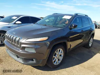 2014 Jeep Cherokee Latitude with VIN 1C4PJLCS3EW155236, listed as a IAAI auction lot 41877793 with 106,370 mi miles. Bid and sale history available at carsss.com. Image 17.