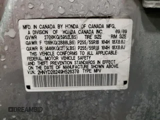 2009 Acura MDX with VIN 2HNYD28249H526370, listed as a Copart auction lot 45172315 with 160,303 mi miles and Non Repairable. Bid and sale history available at carsss.com. Image 13.