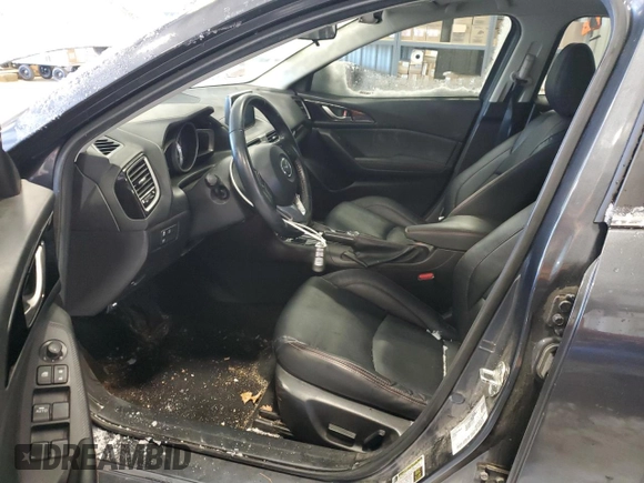 2015 Mazda 3 i Grand Touring with VIN 3MZBM1W70FM232088, listed as a Copart auction lot 87324124 with 93,766 mi miles and Salvage Title. Bid and sale history available at DreamBid. Image 7.