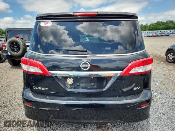 2013 Nissan Quest SV with VIN JN8AE2KP9D9063874, listed as a Copart auction lot 64739245 with 115,487 mi miles and Clean title. Bid and sale history available at DreamBid. Image 6.