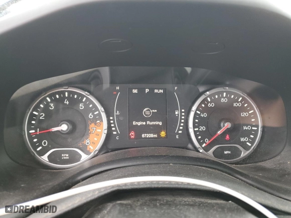 2016 Jeep Renegade Sport with VIN ZACCJAAT2GPD70878, listed as a Copart auction lot 50790825 with 67,209 mi miles and Salvage Title. Bid and sale history available at carsss.com. Image 9.