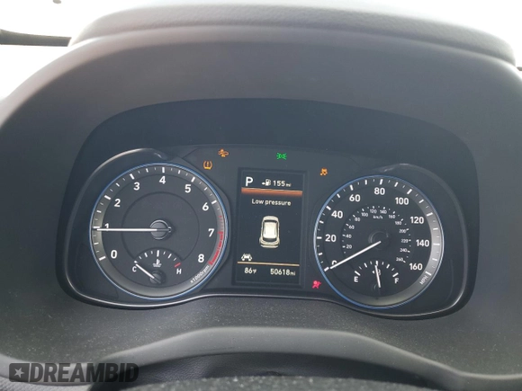 2018 Hyundai Kona Ultimate with VIN KM8K53A50JU172394, listed as a Copart auction lot 62982974 with 50,618 mi miles and Salvage Title. Bid and sale history available at carsss.com. Image 9.