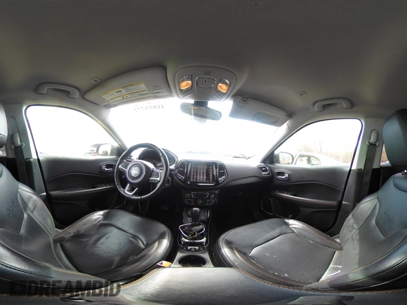 2018 Jeep Compass Limited with VIN 3C4NJDCB5JT259434, listed as a IAAI auction lot 41855772 with 57,333 mi miles. Bid and sale history available at carsss.com. Image 18.