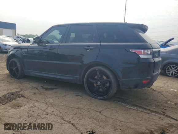 2017 Land Rover Range Rover Sport HSE with VIN SALWR2FV1HA667642, listed as a Copart auction lot 60687705 with 134,136 mi miles and Clean title. Bid and sale history available at DreamBid. Image 2.