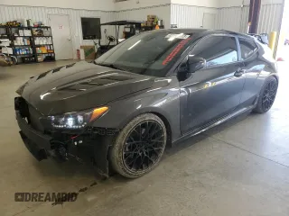 2021 Hyundai Veloster Turbo R-Spec with VIN KMHTH6AB8MU032312, listed as a Copart auction lot 42138813 with 49,624 mi miles. Bid and sale history available at carsss.com. Image 1.