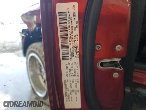 2014 Ram 2500 SLT with VIN 3C6UR5DL3EG122550, listed as a Copart auction lot 62482195 with 120,910 mi miles and Salvage title. Bid and sale history available at DreamBid. Image 13.