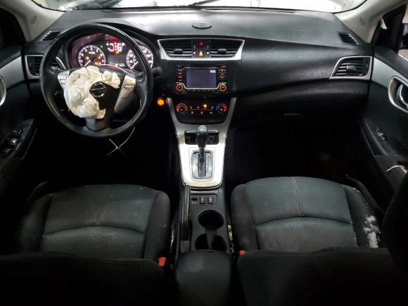2015 Nissan Sentra SV with VIN 3N1AB7AP4FY285628, listed as a Copart auction lot 44755005 with 102,073 mi miles and Salvage Title. Bid and sale history available at carsss.com. Image 8.