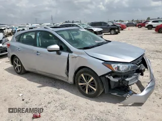 2020 Subaru Impreza Premium with VIN 4S3GTAD65L3709679, listed as a Copart auction lot 61645765 with 65,146 mi miles and Salvage title. Bid and sale history available at DreamBid. Image 4.