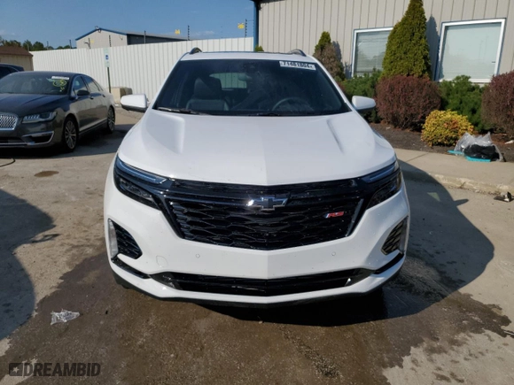 2024 Chevrolet Equinox RS with VIN 3GNAXMEG8RL333700, listed as a Copart auction lot 71481804 with 3,628 mi miles and Salvage Title. Bid and sale history available at carsss.com. Image 5.