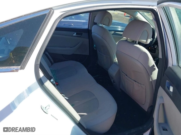 2017 Hyundai Sonata SE with VIN 5NPE24AFXHH532624, listed as a IAAI auction lot 41390936 with 117,254 mi miles. Bid and sale history available at carsss.com. Image 8.