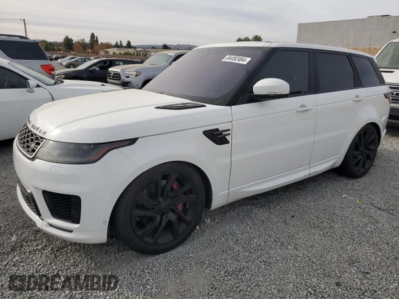 2018 Land Rover Range Rover Sport with VIN SALWR2RE6JA193690, listed as a Copart auction lot 84492464 with 69,495 mi miles and Salvage Title. Bid and sale history available at DreamBid. Image 1.