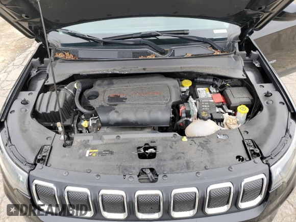 2022 Jeep Compass Altitude with VIN 3C4NJCBB4NT218584, listed as a Copart auction lot 46236294 with 25,805 mi miles and Salvage title. Bid and sale history available at DreamBid. Image 11.