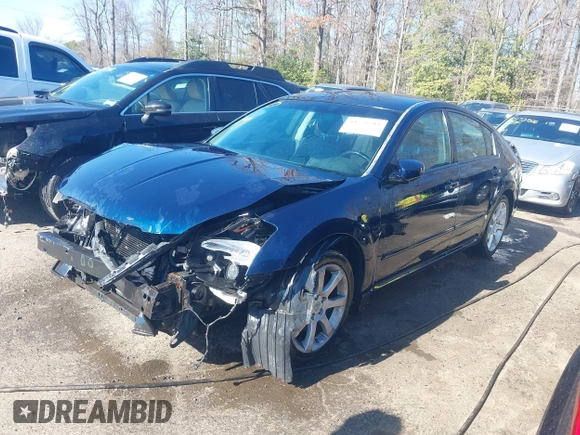 2007 Nissan Maxima 3.5 SE with VIN 1N4BA41E87C814550, listed as a IAAI auction lot 41753211 with 171,740 mi miles. Bid and sale history available at carsss.com. Image 2.