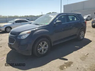 2016 Chevrolet Equinox LS with VIN 2GNFLEEK5G6312574, listed as a Copart auction lot 53605635 with 185,174 mi miles and Salvage Title. Bid and sale history available at DreamBid. Image 1.
