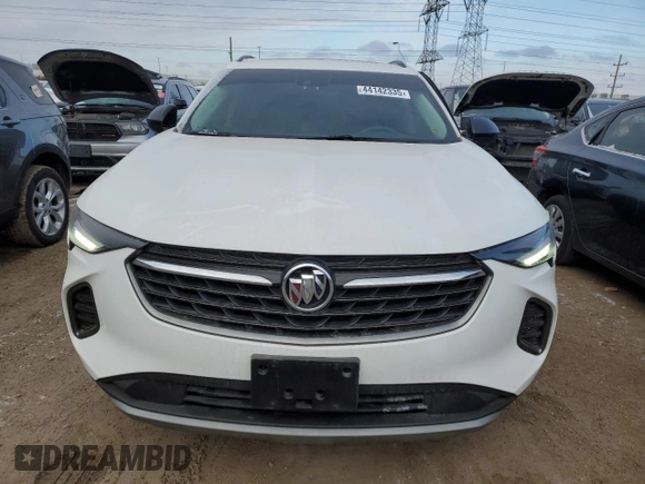 2022 Buick Envision Preferred with VIN LRBAZLR47ND049177, listed as a Copart auction lot 44142335 with 38,641 mi miles and Salvage Title. Bid and sale history available at carsss.com. Image 5.