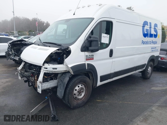 2017 Ram ProMaster Cargo with VIN 3C6TRVDG4HE550125, listed as a IAAI auction lot 41647374 with 255,147 mi miles and . Bid and sale history available at carsss.com. Image 18.