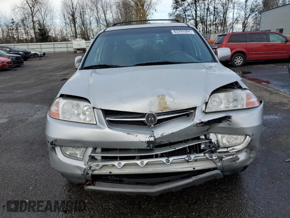 2003 Acura MDX Touring Pkg with VIN 2HNYD18603H554154, listed as a Copart auction lot 83293384 with 95,240 mi miles and Salvage Title. Bid and sale history available at carsss.com. Image 5.