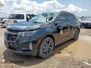 2023 Chevrolet Equinox RS z VIN 3GNAXMEG4PL230724, wystawiony jako Copart lot #58936695 z przebiegiem 31 984 mil mil oraz Szkoda całkowita • Salvage title. Historia ofert i sprzedaży dostępna na DreamBid. Obrazek 1.