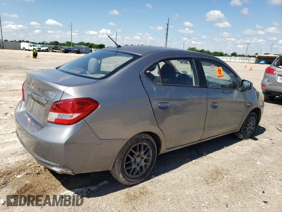 2017 Mitsubishi Mirage ES z VIN ML32F3FJ2HHF06554, wystawiony jako Copart lot #55888225 z przebiegiem 106 931 mil mil oraz Czysty tytuł • Clean title. Historia ofert i sprzedaży dostępna na DreamBid. Obrazek 3.