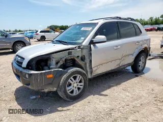 2006 Hyundai Tucson GLS with VIN KM8JN72D96U340436, listed as a Copart auction lot 58088595 with 182,784 mi miles and Salvage title. Bid and sale history available at DreamBid. Image 1.