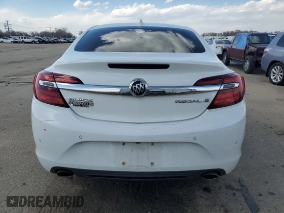 2015 Buick Regal Premium I with VIN 2G4GN5EXXF9247099, listed as a Copart auction lot 51073925 with 154,154 mi miles and Salvage Title. Bid and sale history available at carsss.com. Image 6.