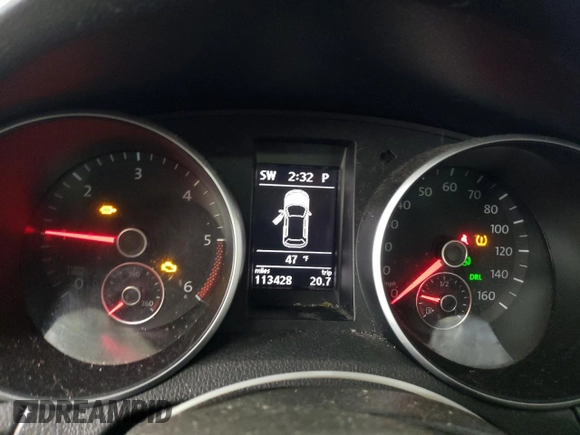 2012 Volkswagen Jetta SportWagen TDI w/Sunroof with VIN 3VWPL7AJ8CM691962, listed as a Copart auction lot 49395765 with 113,428 mi miles and Salvage Title. Bid and sale history available at carsss.com. Image 9.