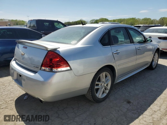 2012 Chevrolet Impala LTZ with VIN 2G1WC5E37C1291499, listed as a Copart auction lot 50063664 with 173,454 mi miles and Salvage Title. Bid and sale history available at DreamBid. Image 3.