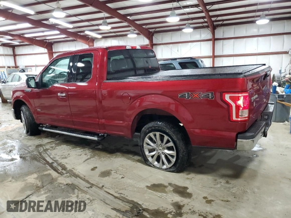 2016 Ford F-150 XLT with VIN 1FTEX1EP4GFD30230, listed as a Copart auction lot 52108375 with 124,026 mi miles and Salvage Title. Bid and sale history available at carsss.com. Image 2.