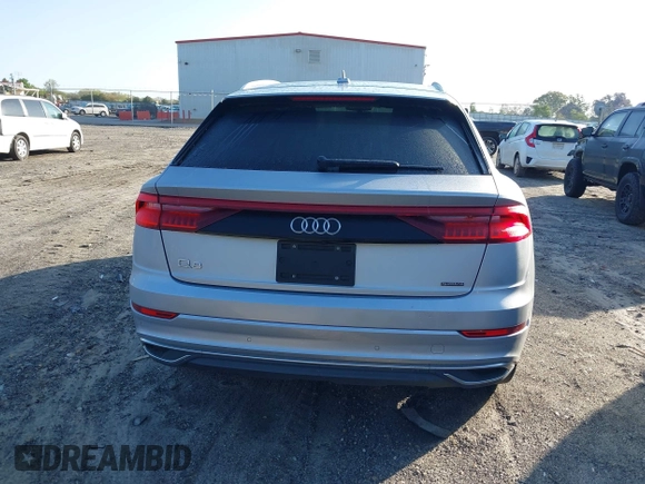 2020 Audi Q8 Prestige with VIN WA1CVAF12LD009942, listed as a IAAI auction lot 41924297 with 82,980 mi miles and . Bid and sale history available at DreamBid. Image 16.