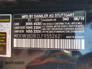 2020 Mercedes-Benz C 300 z VIN WDDWJ8DB2LF955262, wystawiony jako Copart lot #75243434 z przebiegiem 44 606 mil mil oraz Szkoda całkowita • Salvage title. Historia ofert i sprzedaży dostępna na DreamBid. Obrazek 13.