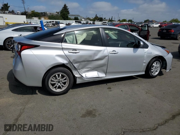 2021 Toyota Prius L Eco with VIN JTDKAMFUXM3130587, listed as a Copart auction lot 53167245 with 11,560 mi miles and Salvage title. Bid and sale history available at DreamBid. Image 3.